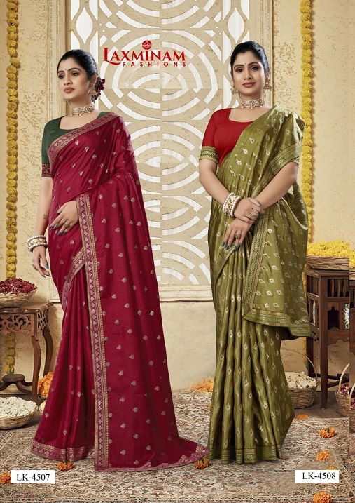 Laxminam Not Out Festive Wear Wholesale Designer Sarees
